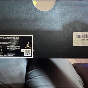 Jordan 1 Low SE Kids Shoes - Black